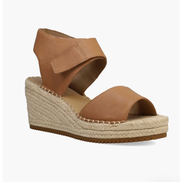 NWT Eileen Fisher Weslia Espadrille Wedge Sandal - Picture 2 of 14